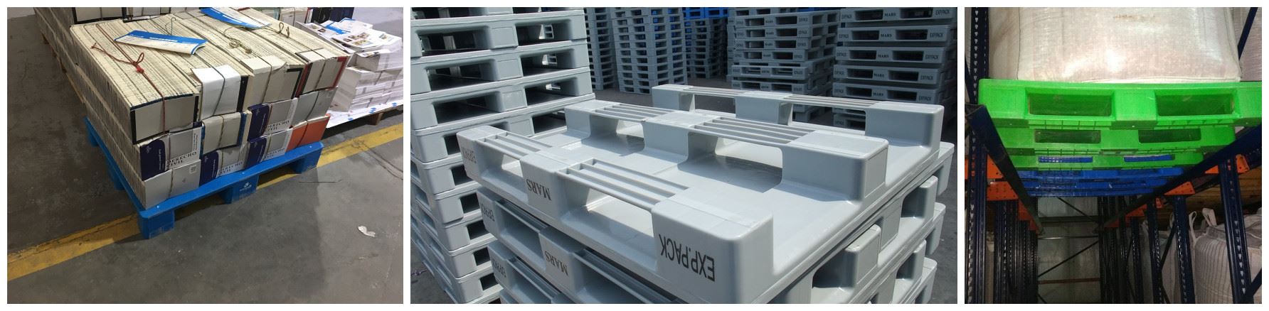 solid rack plastic pallets